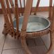 Vintage wicker umbrella stand