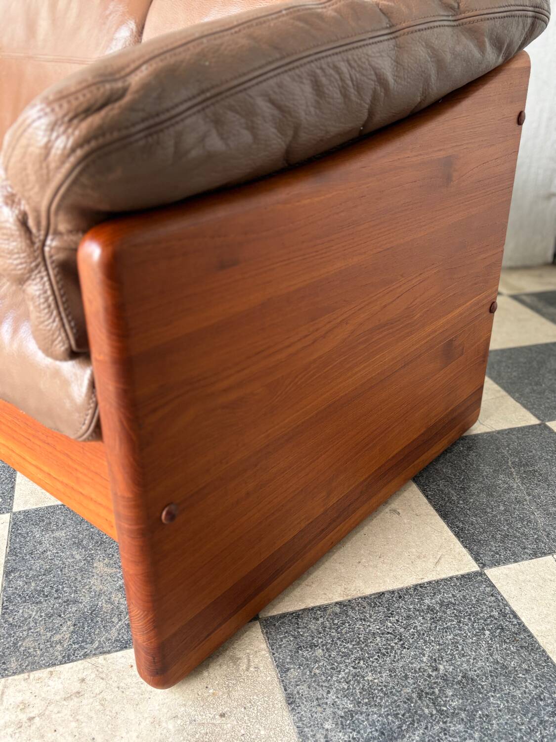 Canapé danois en teck massif Mikael Laursen