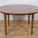 Mid-Century Round Extendable Dining Table and Chairs from McIntosh, 1960s, Set of 5