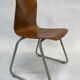 Vintage industrial chair Galvanitas 'thur-op-seat' S23