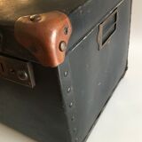 Old cardboard suitcase
