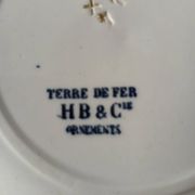 6 Terre de fer HB & Cie soup plates