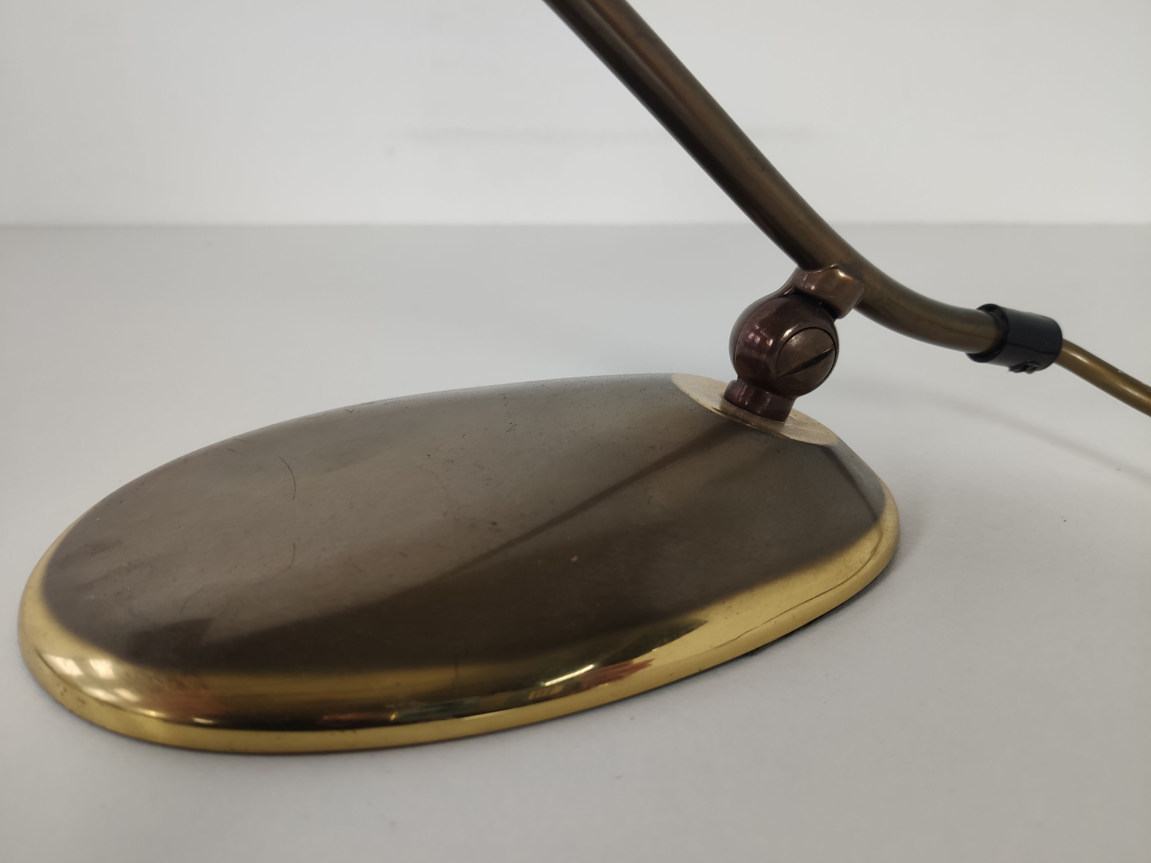OMI DGBM 50/60s brass desk lamp