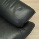 Leather armchair, Italian design, 1960s, production: Italy