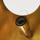 Mid-Century Modern brass BOCA arc lamp by Florian Schulz
