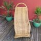 Chaise-longue en bambou et rotin