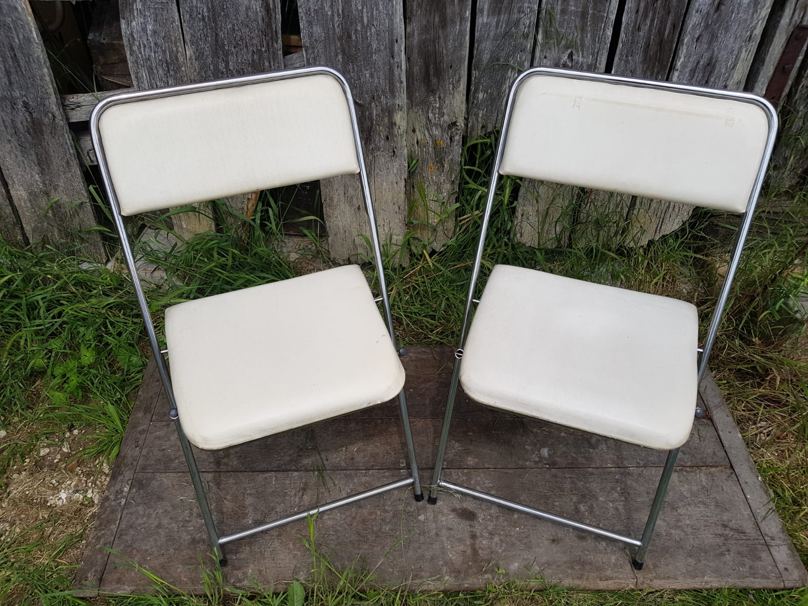 Pair lafuma chairs