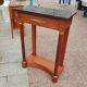 Console ancienne empire avec plateau marbre