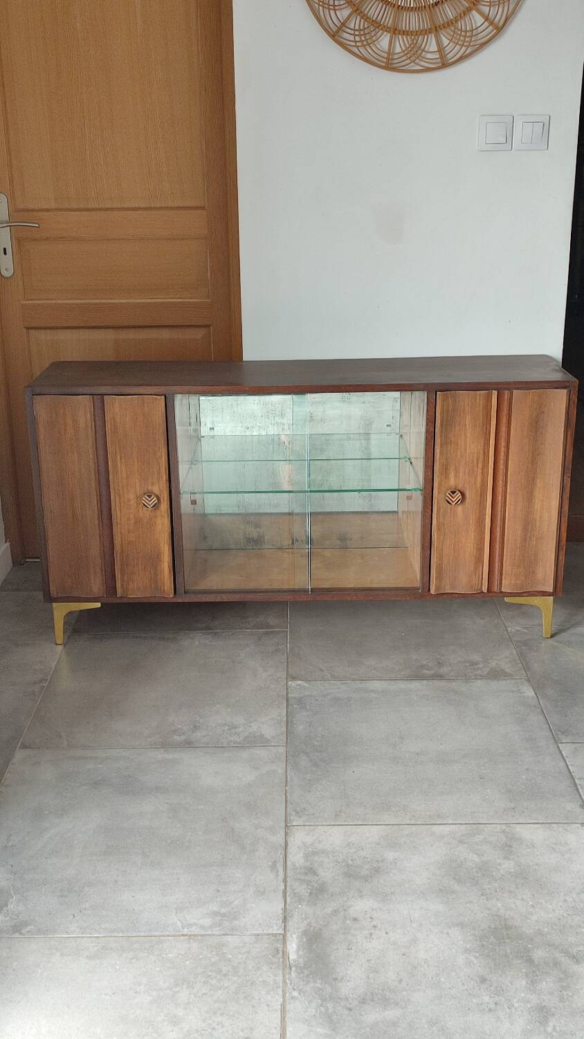 Small solid wood sideboard