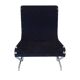 Scandinavian mid-century armchair in chrome and plaiting