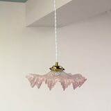 Suspension glass of pink clichy *C11