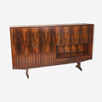 Vintage rosewood sideboard highboard from Topform made in the 60s