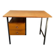 Vintage wood and metal desk from the 60s