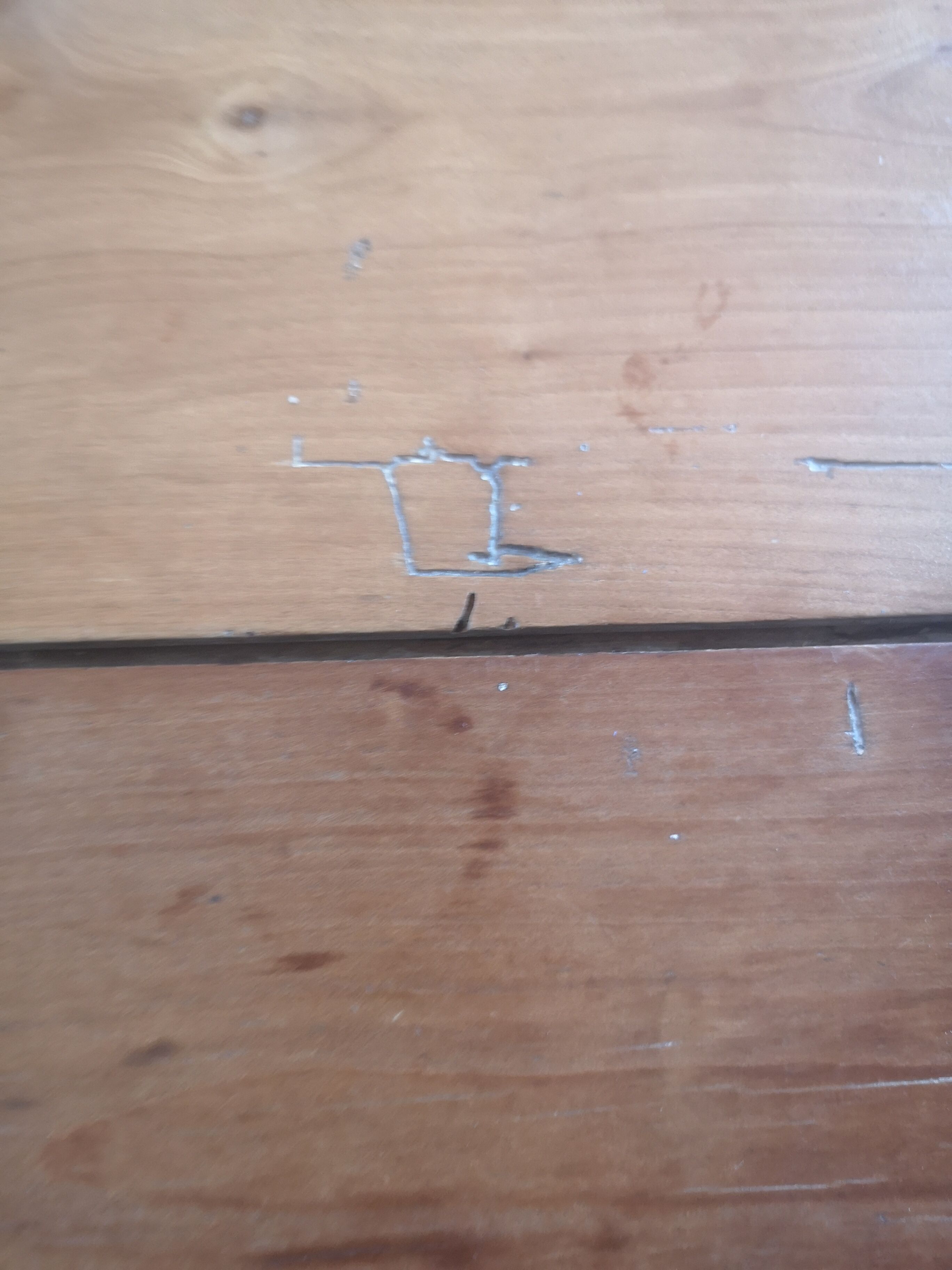 Table de ferme ronde D 130 cm