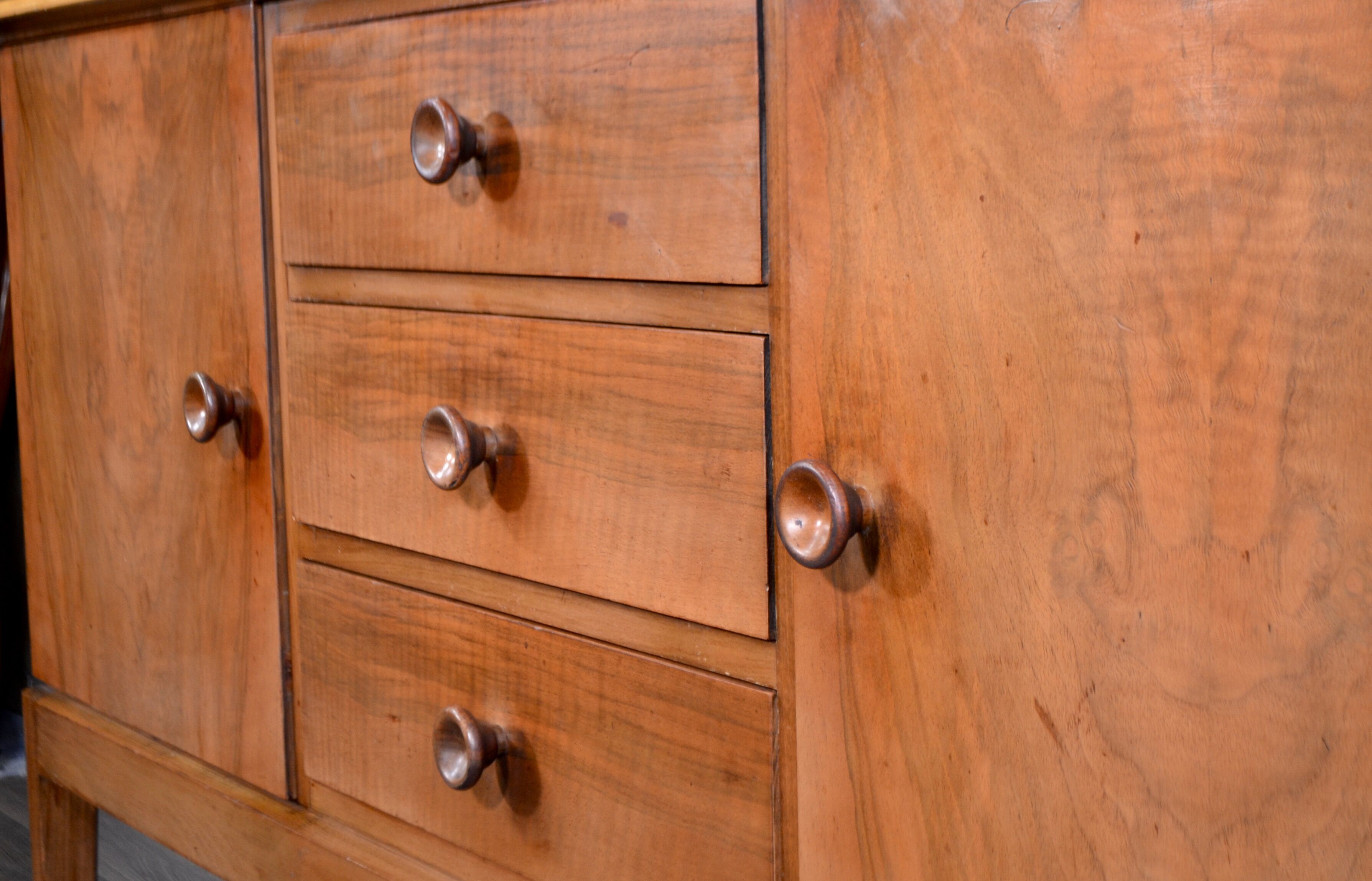 Midcentury Gordon Russell for Heal's Walnut Sideboard. Vintage / Modern / Retro / Danish / Scandinavian style.