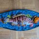 "Palissy" slip wall plate