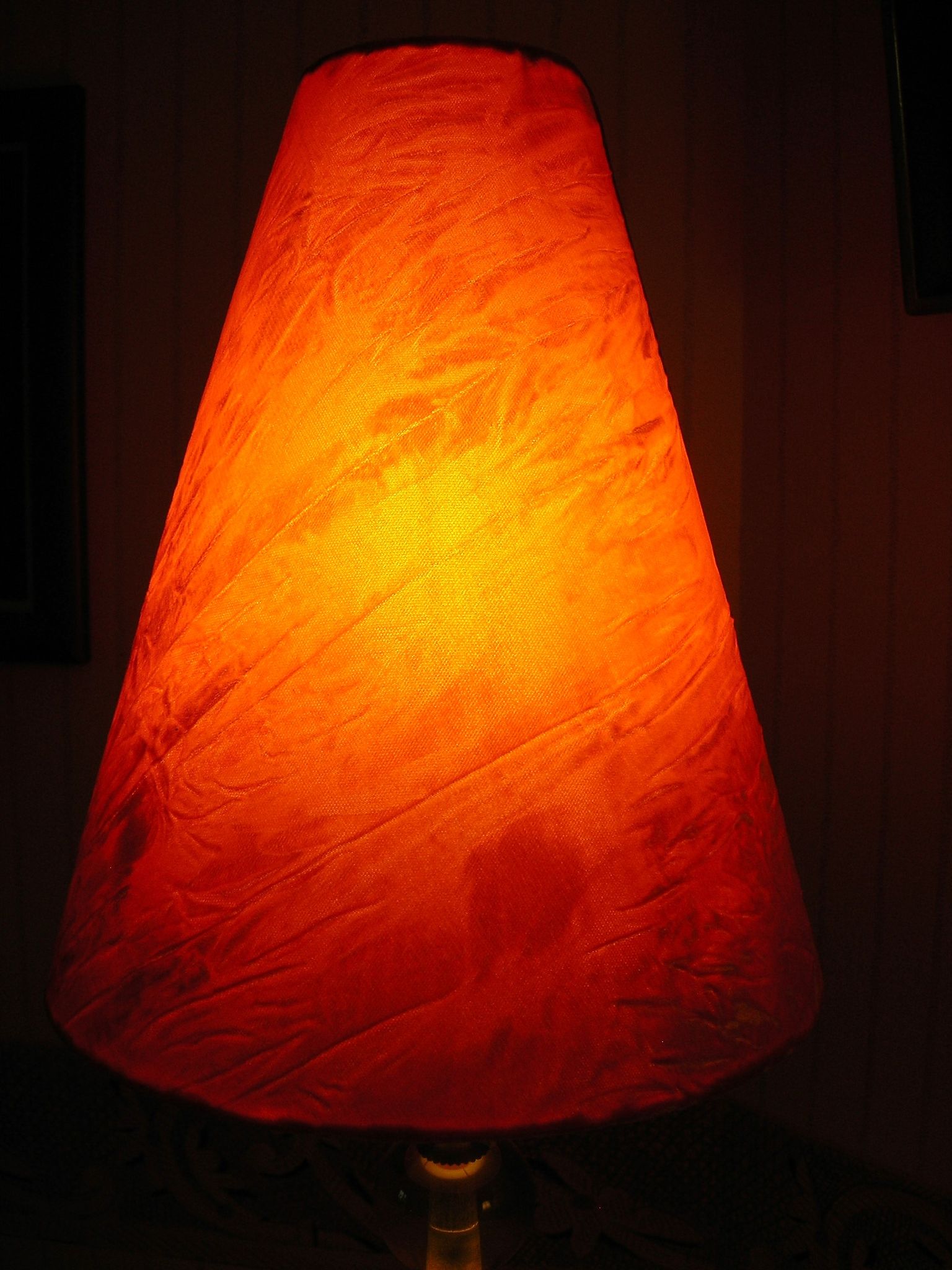 Lampe d'ambiance vintage 1980 "trait d'union"
