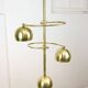 Vintage Italian Brass Ceiling Chandelier
