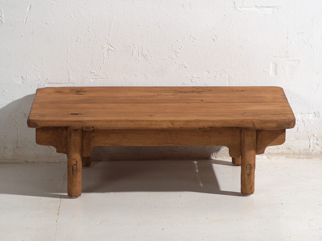 Antique pine coffee table – China, circa 1930