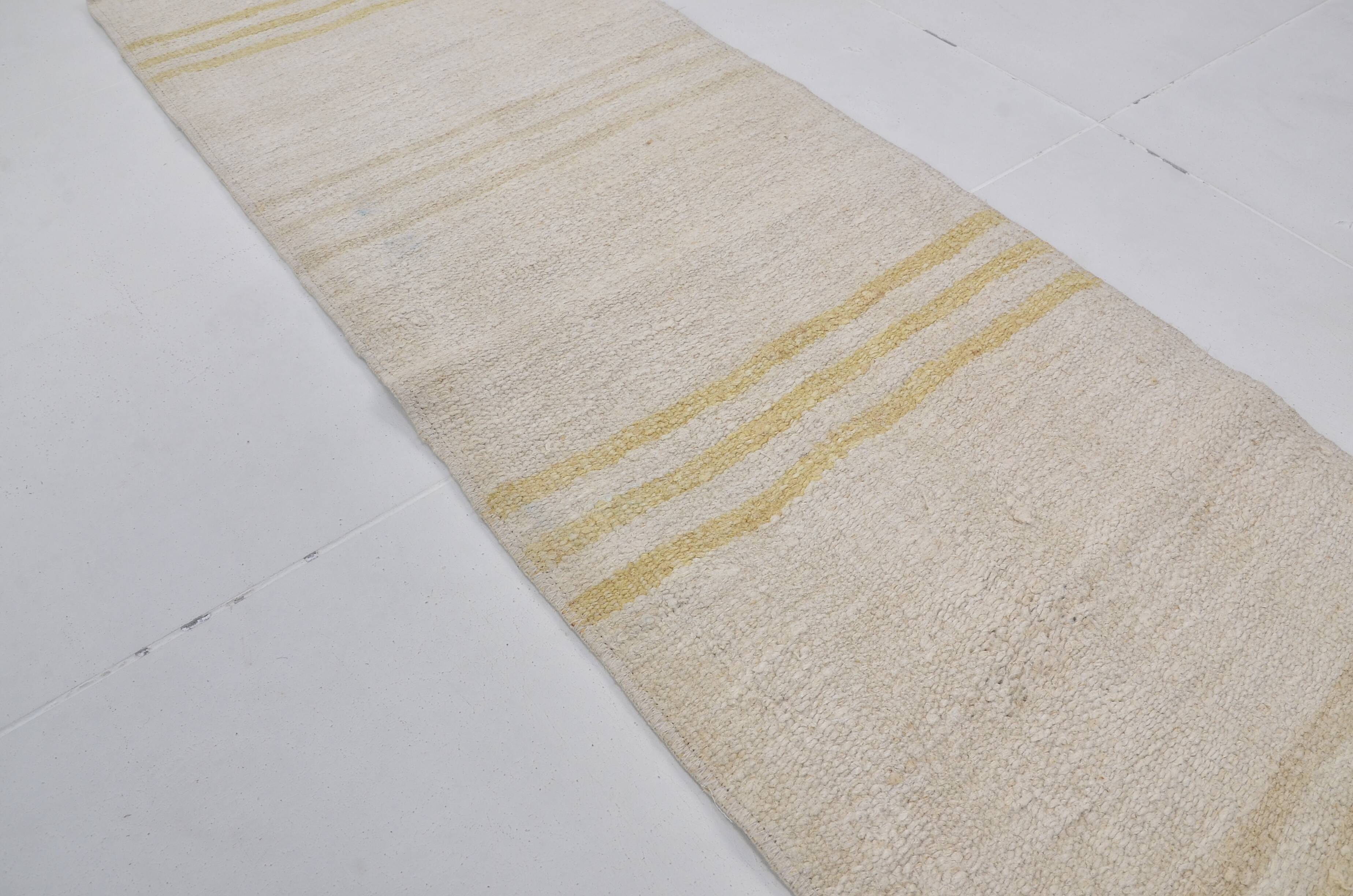 Vintage Small Handmade Hemp Kilim Sku3984