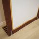 Danish mahogany mirror with shelf, 1970s