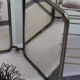 Old triptych barber mirror