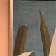 Original Swedish Oil on Canvas – "Aqave" by Marit Wahlström Schönbäck – Signed – Dated 1969 – Framed – 37 × 64 cm