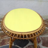 Sun rattan coffee table