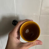 Set of 6 stoneware coffee cups