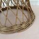 Table and two wicker chairs for children.