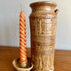 Vase / bougeoir grès vintage « La Hulotte »