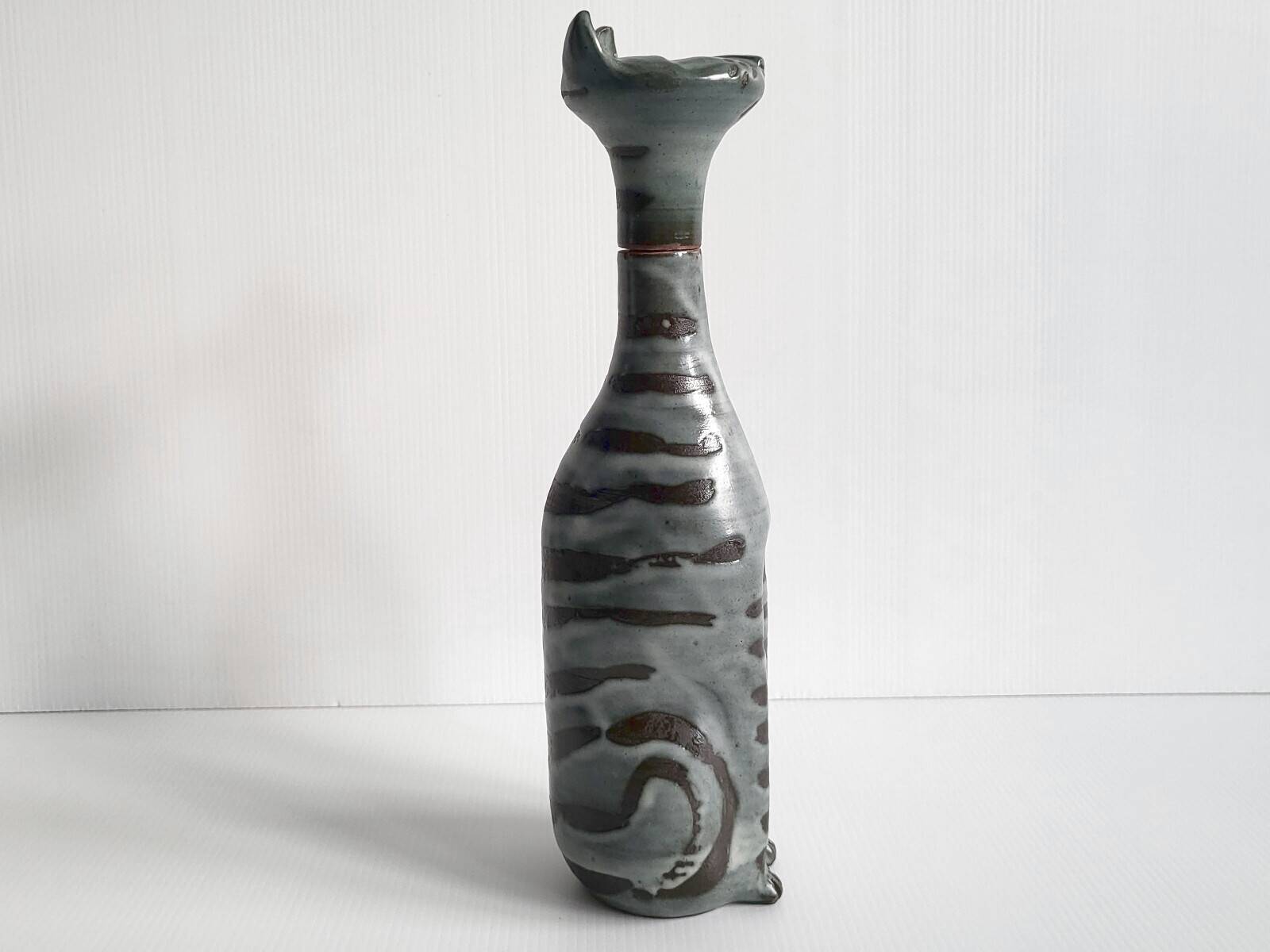 Cat liqueur bottle ceramic 60