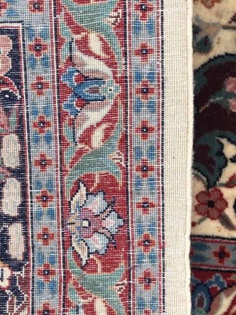 Large vintage carpet Sino Persian Tabriz fine, handmade 247x315 cm