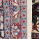 Large vintage carpet Sino Persian Tabriz fine, handmade 247x315 cm