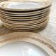 Old dessert plates Moulin des loups