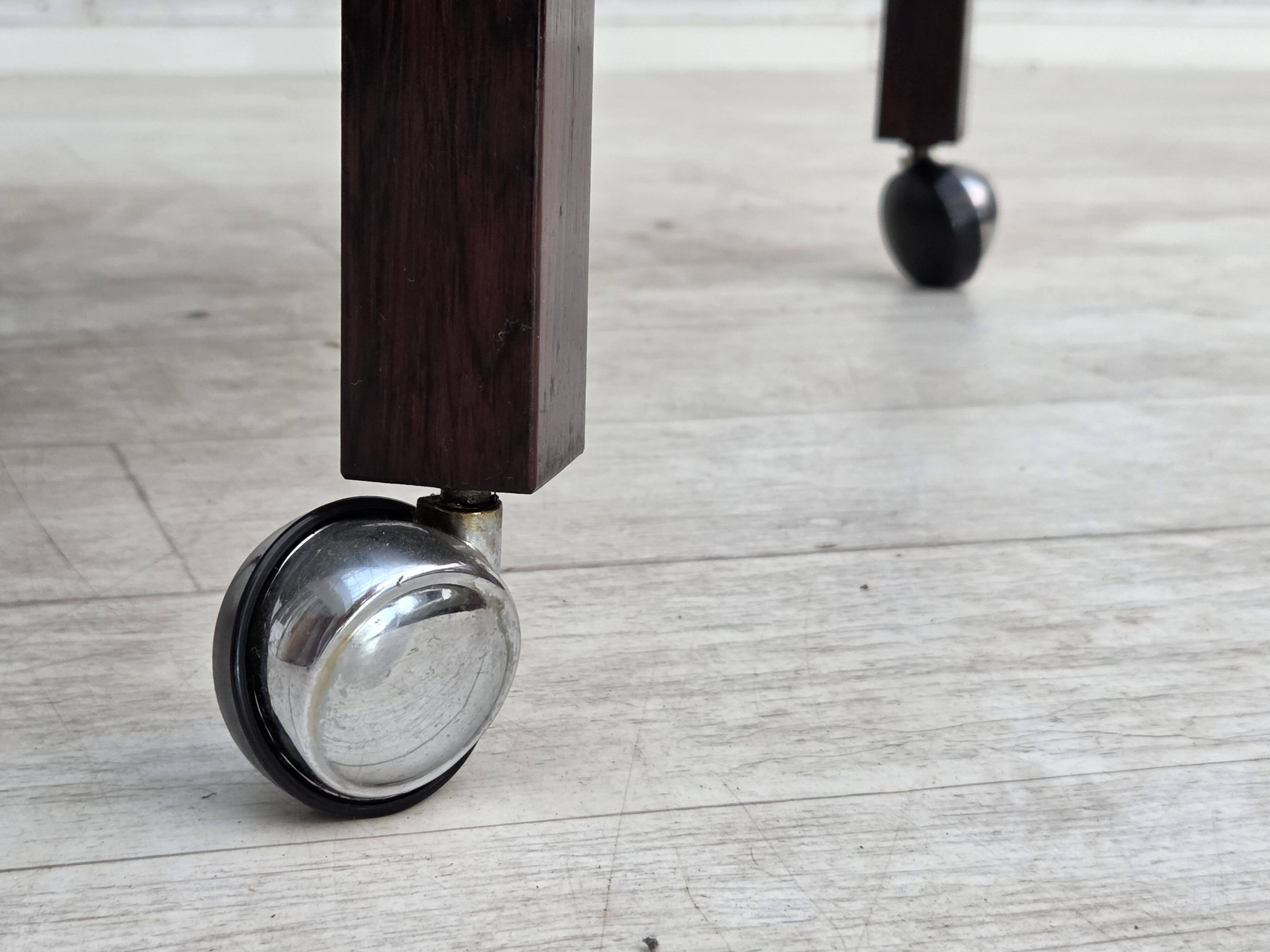 1970s, Danish design by Kristian Vedel. Side table model "Modus", teak wood