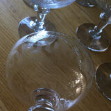 6 champagne glasses