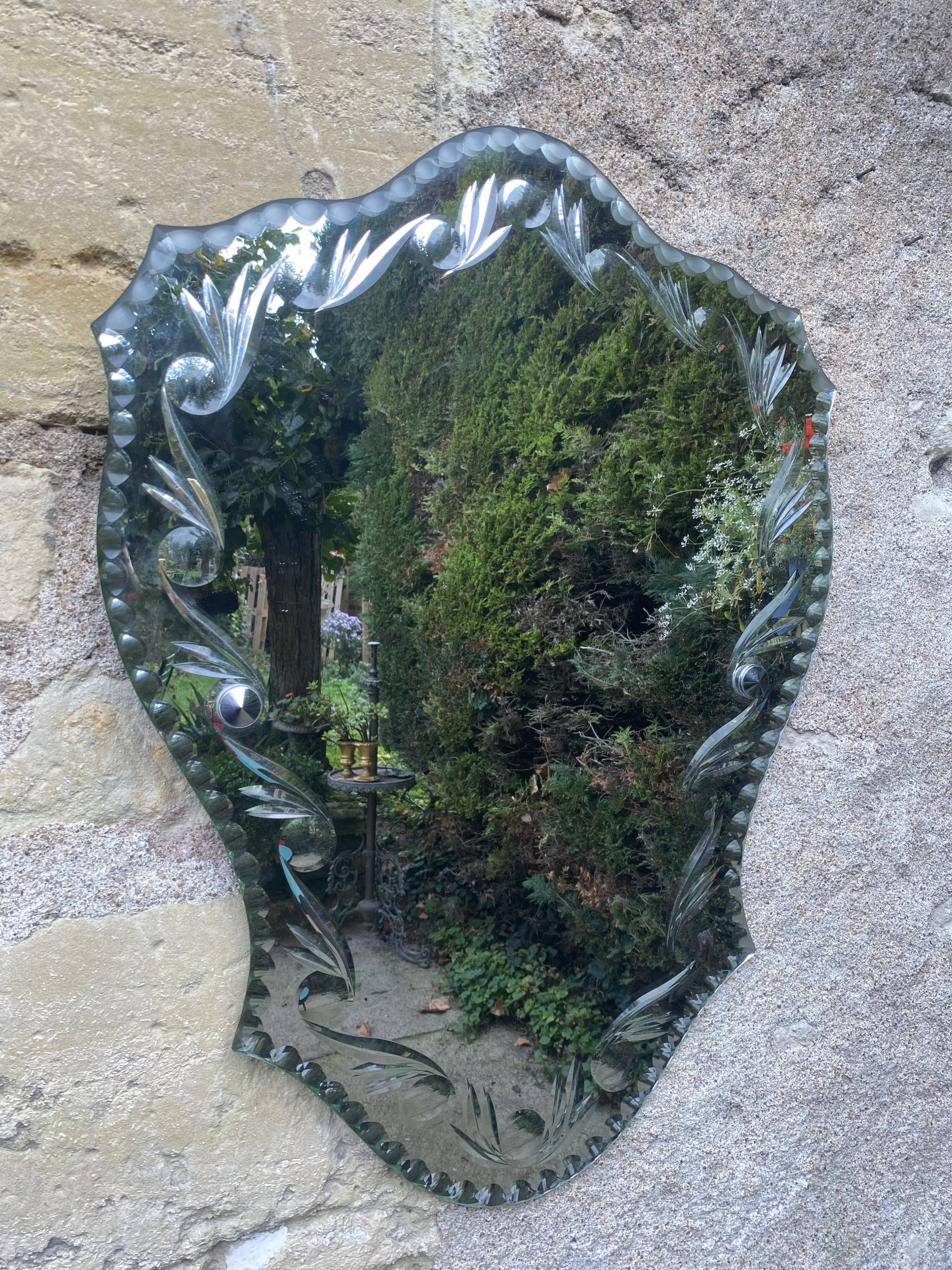 Venetian mirror from the 1950s-60s