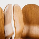 JYSK Set Di 4 Sedie Da Pranzo Design Mid Century Scandinavo Anni 70