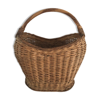 Large basket Wicker braided