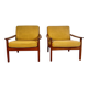 Paire de fauteuils danois en teck, années 1960