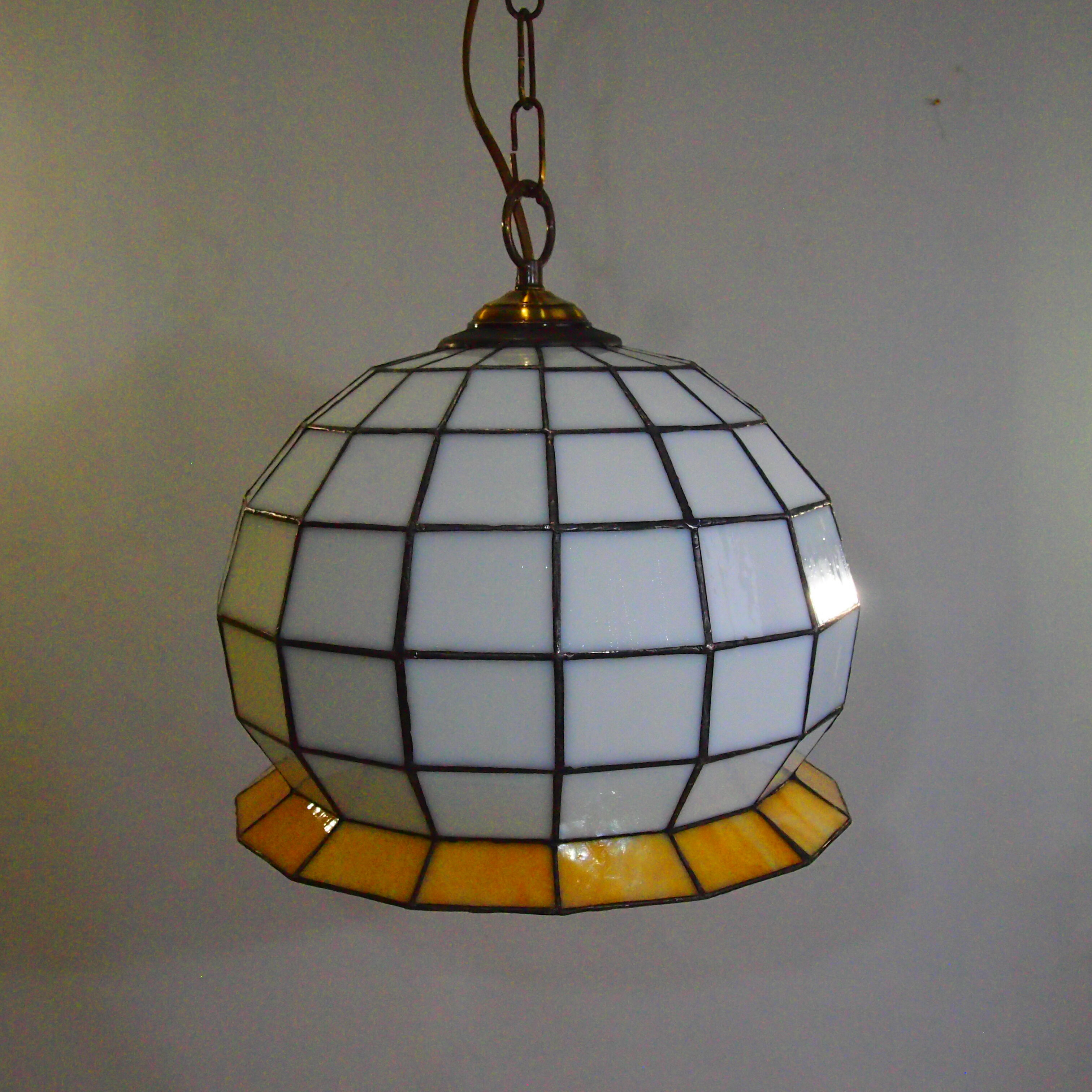 Ceiling lamp / bathroom lighting / stained glass / Glass pendant / glass paste