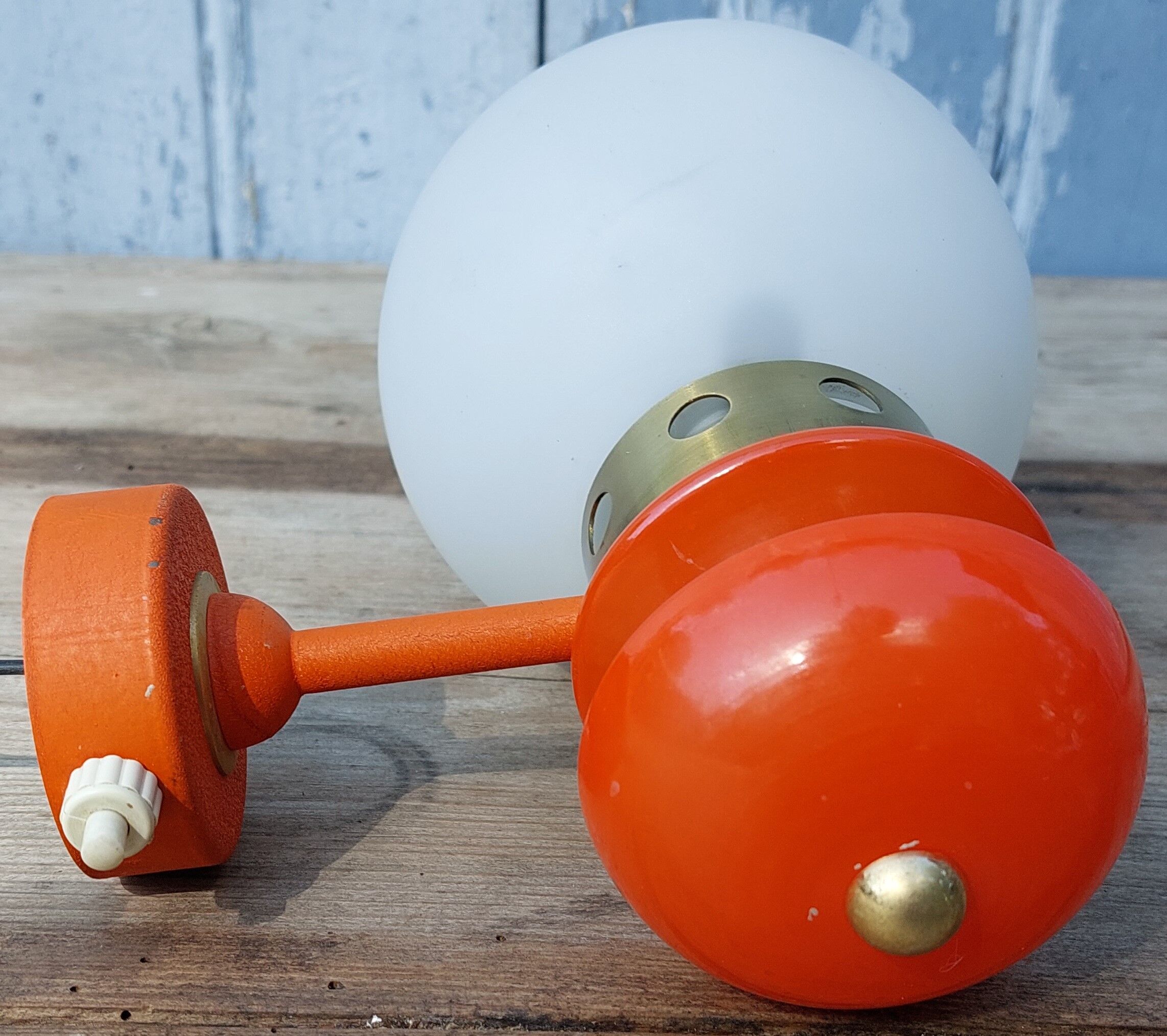 Orange wall lamp