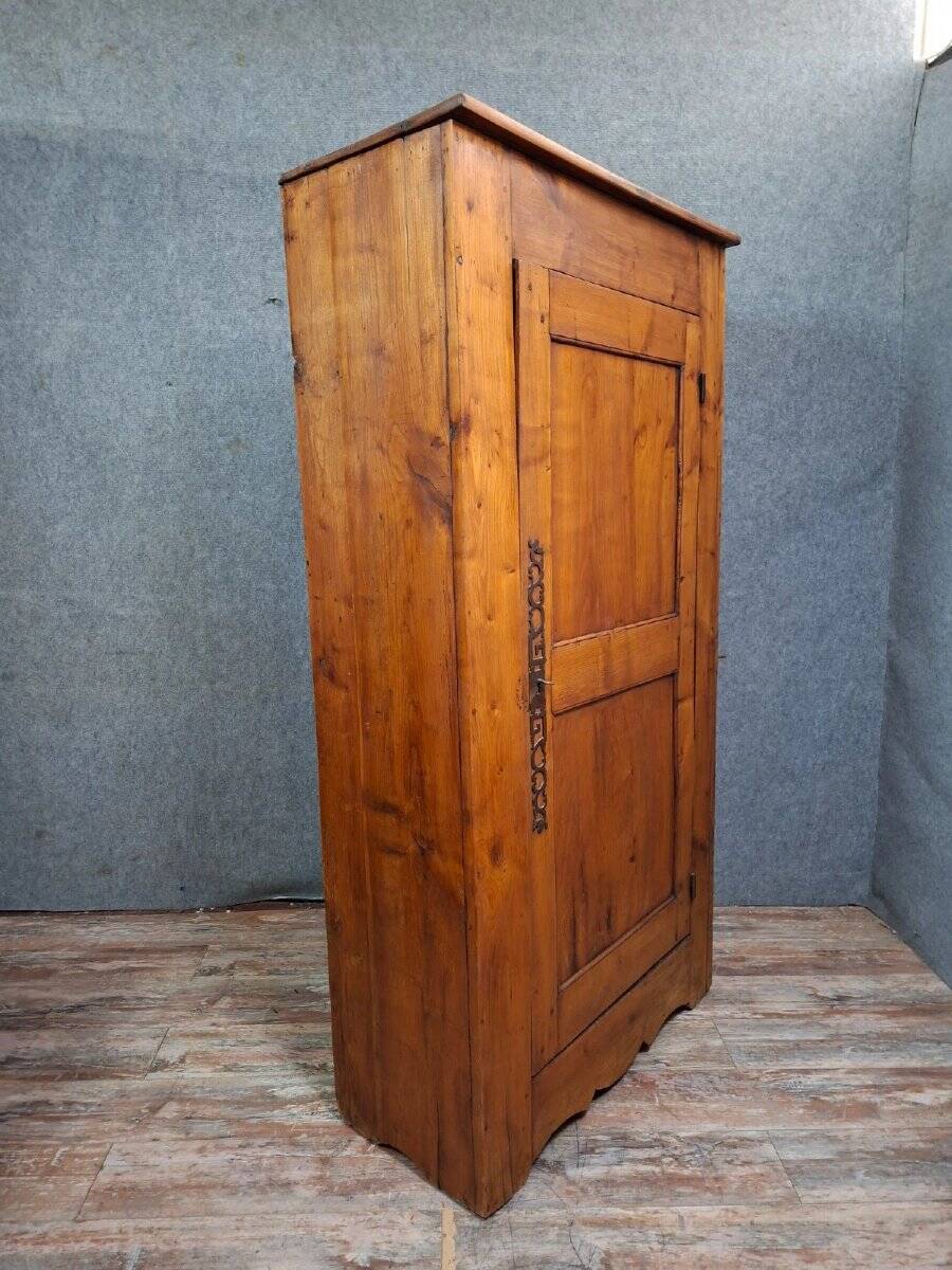 Armoire / Bonnetière rustique en bois massif – XVIIIeme - Sapin