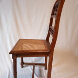 Set of 4 chairs canned 19th style Henry II