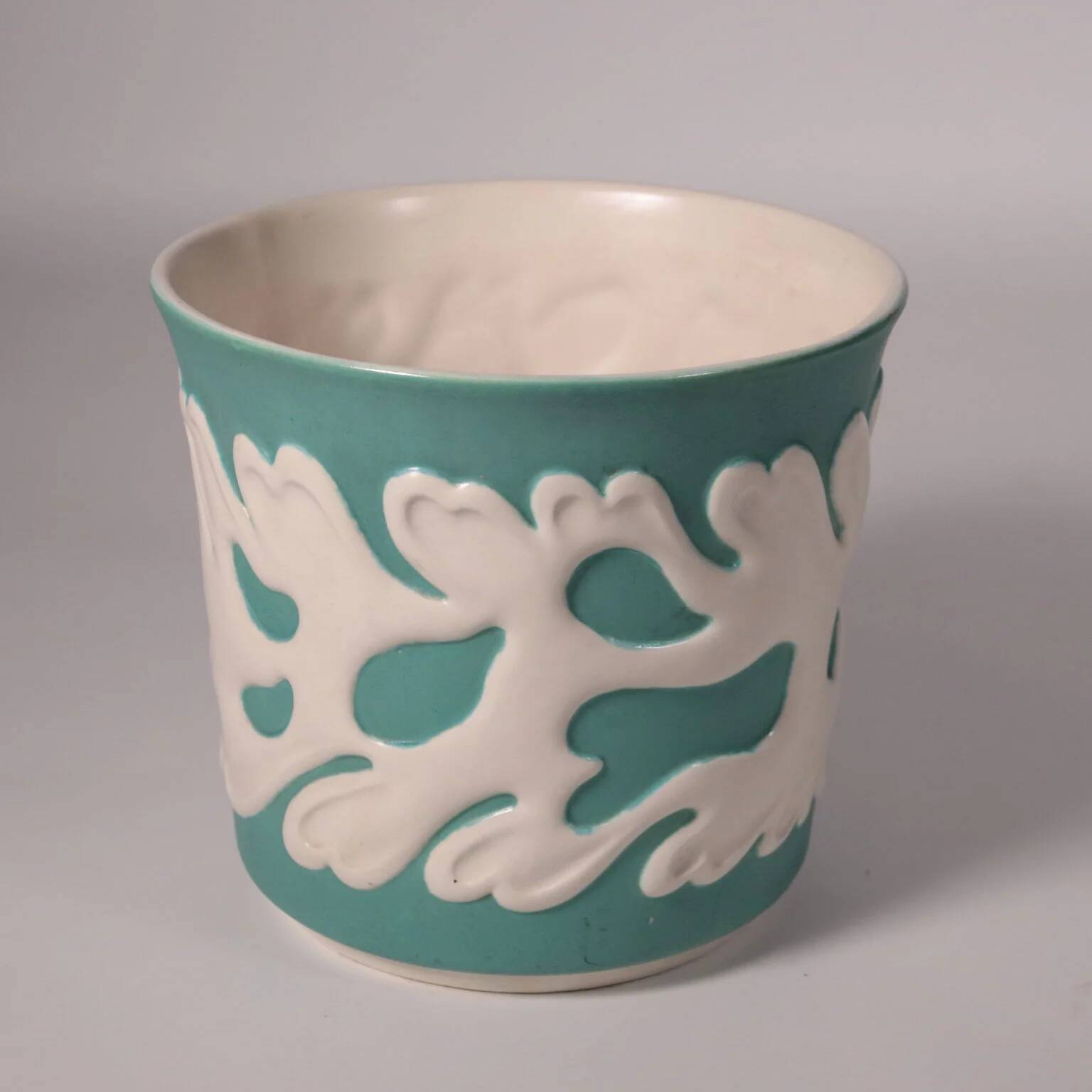 Vase Giovanni Gariboldi Ginori San Cristoforo in ceramic, Milan, Italy, 1950