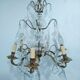 Golden bronze and pampilles chandelier