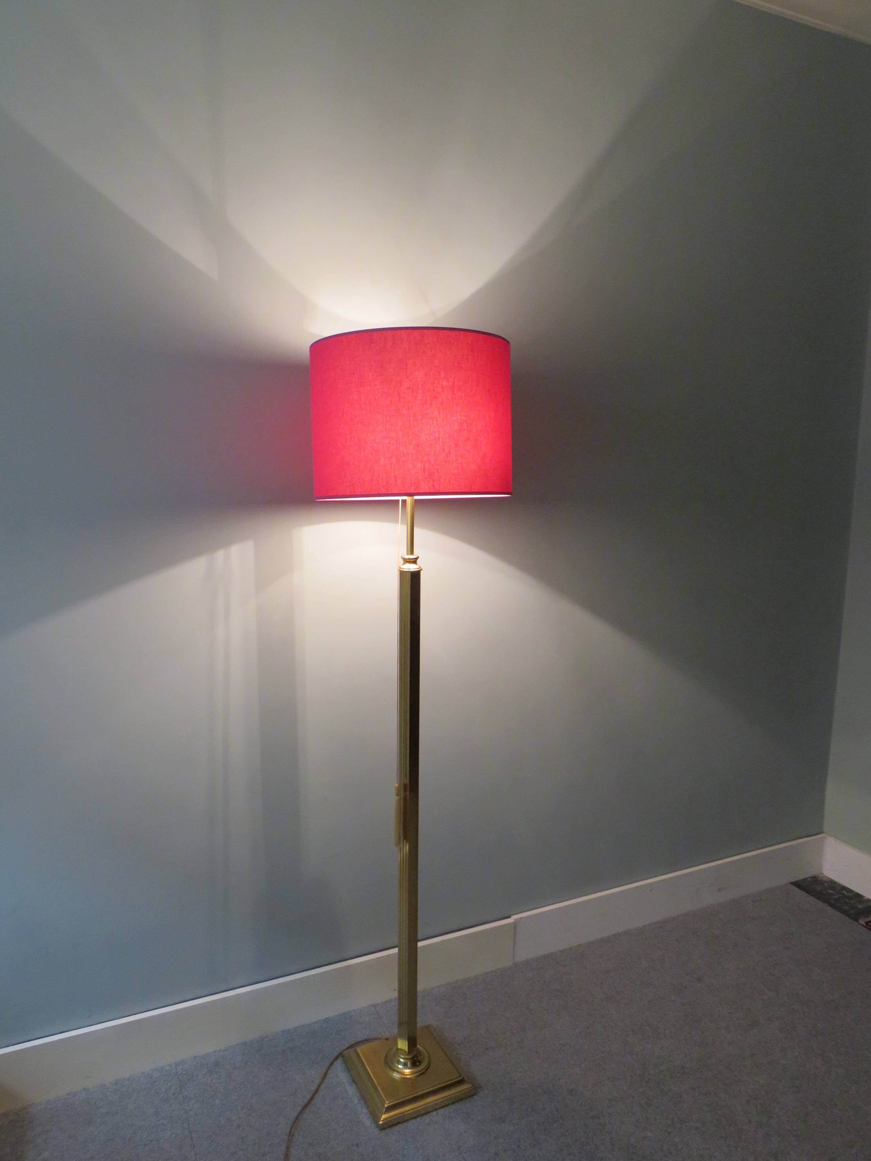 Brass lamppost, Hollywood Regency of the 1970s