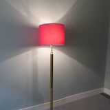 Lampadaire en laiton, Hollywood Regency des années 1970
