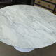 Round table "tulip 137" in marble, Eero Saarinen, Knoll 1960